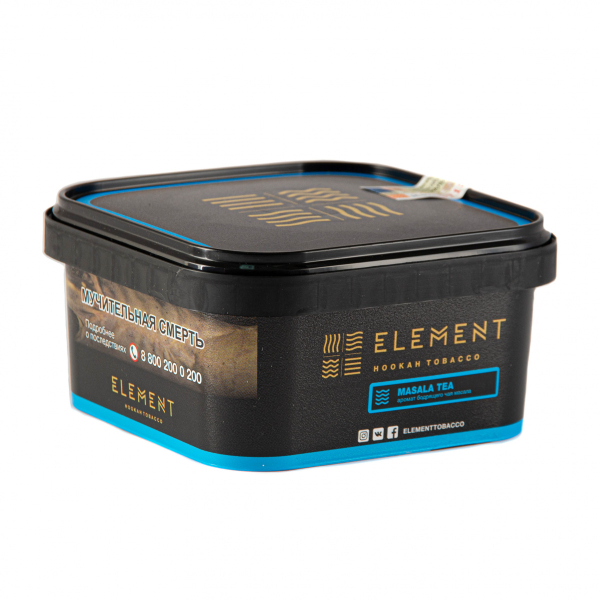 Табак Element ВОДА Masala tea  200 грамм в Якутске