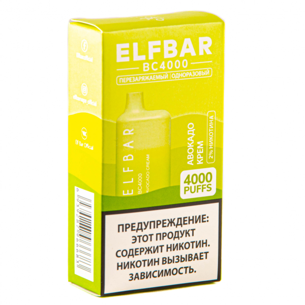 ELF BAR Avocado Cream (4000 затяжек) 20 мг в Якутске