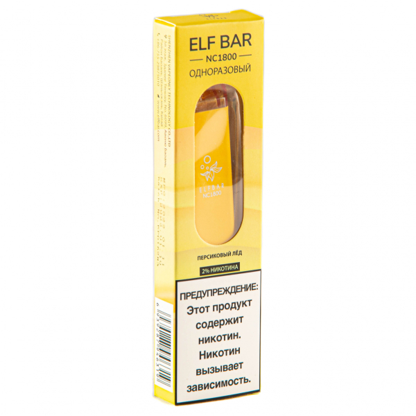 ELF BAR NC Peach Ice (1800 затяжек) 20 мг в Якутске
