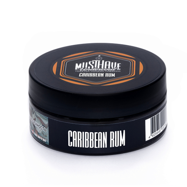 Табак MUST HAVE CARIBBEAN RUM  125 грамм в Якутске