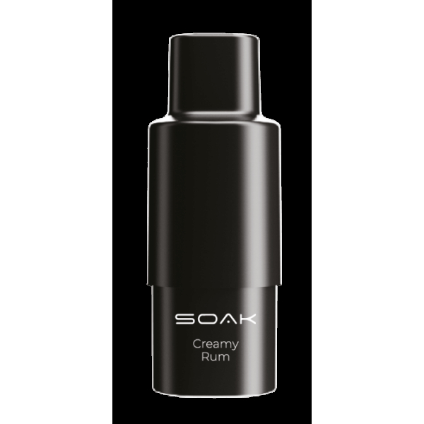 Картридж SOAK Q Кремовый ром (1500 затяжек) в Якутске