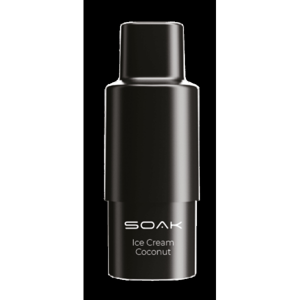 Картридж SOAK Q Кокосовое мороженое (1500 затяжек) в Якутске