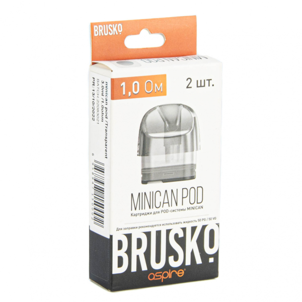 Картридж Brusko Minican прозрачный (2шт.) 0,8 в Якутске