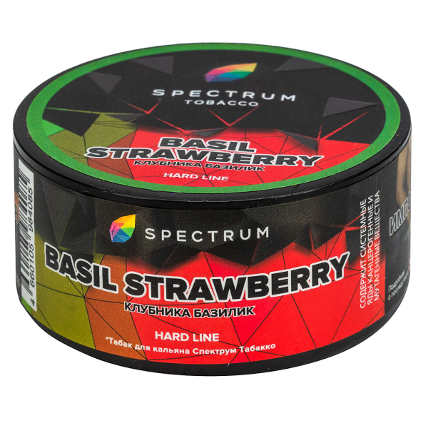 Табак Spectrum Hard Basil Strawberry  25 грамм в Якутске