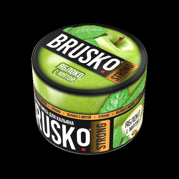 Смесь Brusko Strong яблоко с мятой  50 гр в Якутске