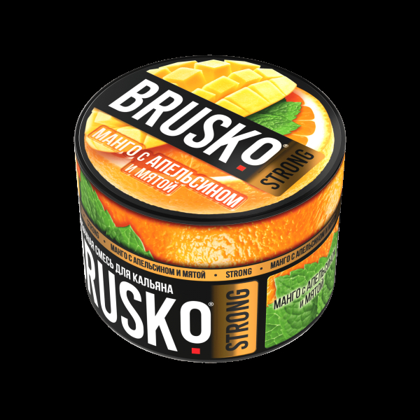 Смесь Brusko Strong манго с апельсином и мятой  50 гр в Якутске