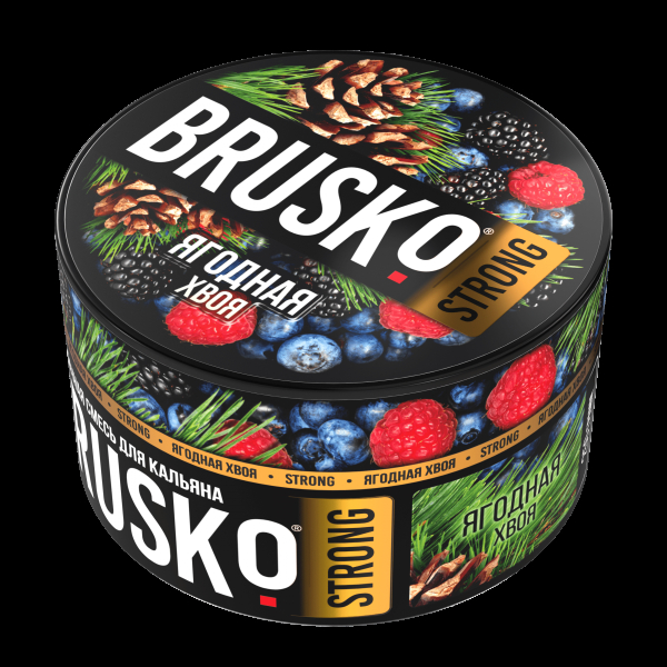 Смесь Brusko Strong ягодная хвоя  250 гр в Якутске