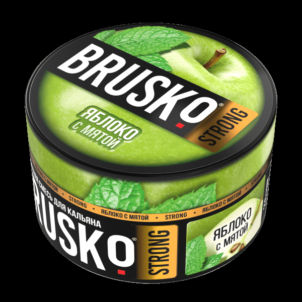 Смесь Brusko Strong яблоко с мятой  250 гр в Якутске