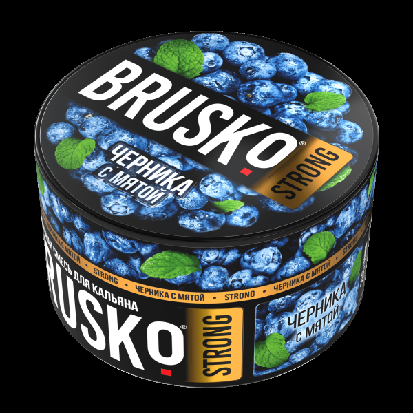 Смесь Brusko Strong черника с мятой  250 гр в Якутске