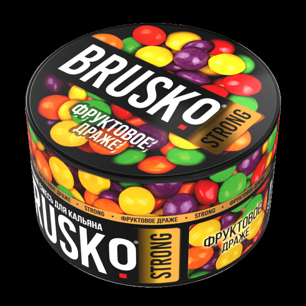 Смесь Brusko Strong фруктовое драже  250 гр в Якутске