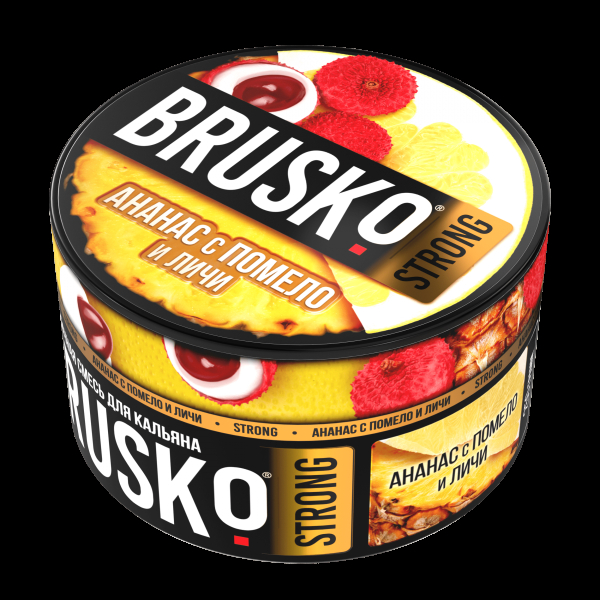 Смесь Brusko Strong ананас с помело и личи  250 гр в Якутске