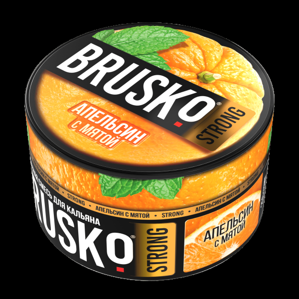 Смесь Brusko Strong апельсин с мятой  250 гр в Якутске