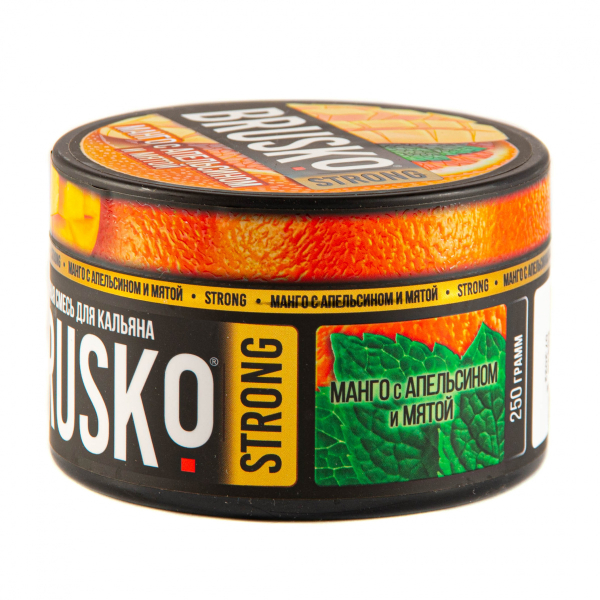 Смесь Brusko Strong манго с апельсином и мятой  250 гр в Якутске