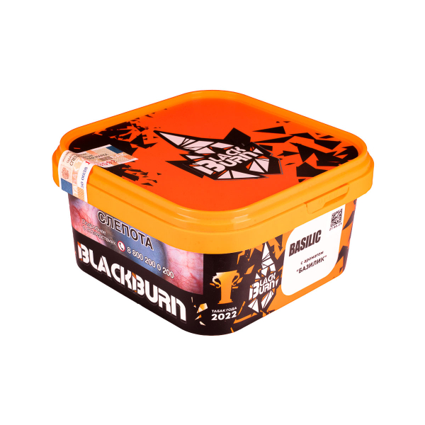 Табак Burn Black Basilik  200 грамм в Якутске