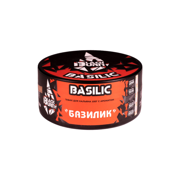 Табак Burn Black Basilik  100 грамм в Якутске