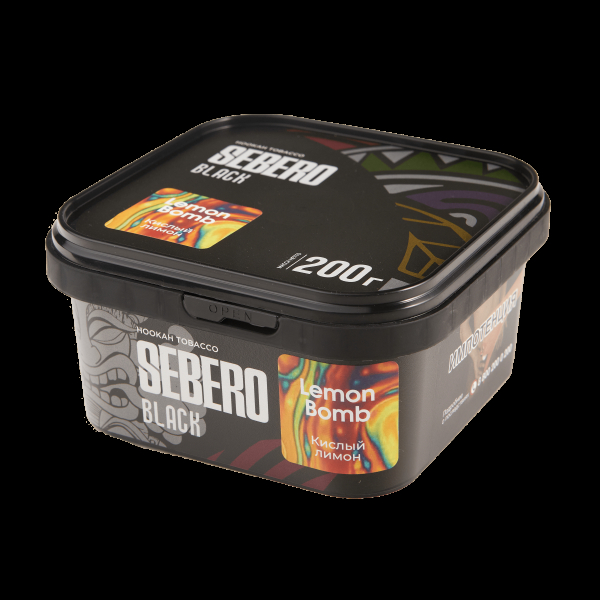 Табак Sebero Black Lemon Bomb  200 грамм в Якутске