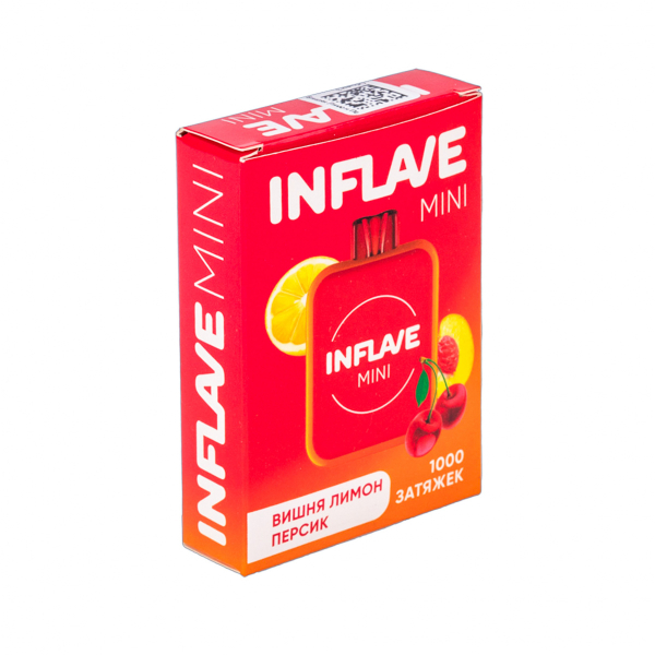 Inflave Mini Вишня Персик Лимон (1000 Затяжек) в Якутске