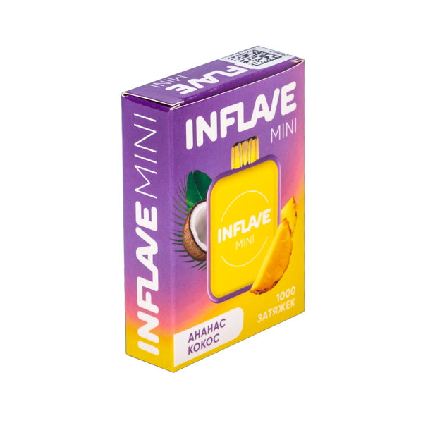 Inflave Mini Ананас Кокос (1000 Затяжек) в Якутске