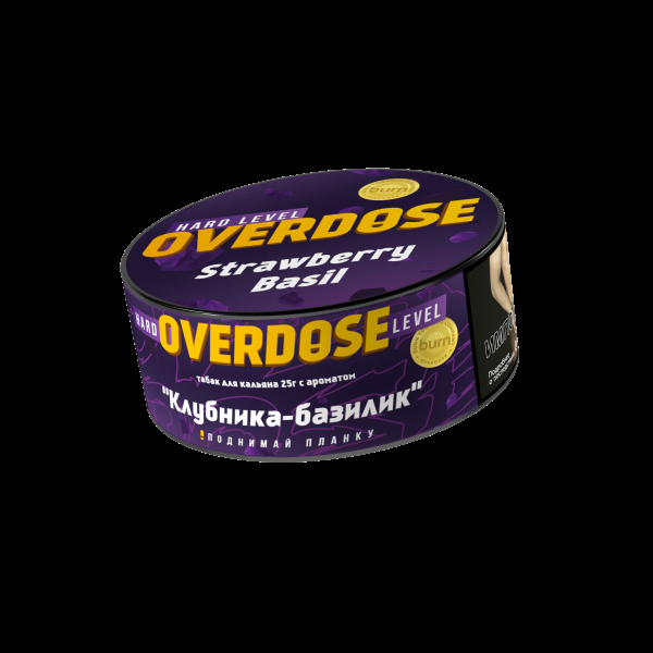 Табак Overdose Strawberry Basil  25 грамм в Якутске