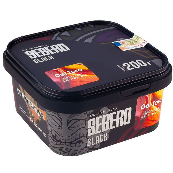 Табак Sebero Black Del Toro  200 грамм в Якутске