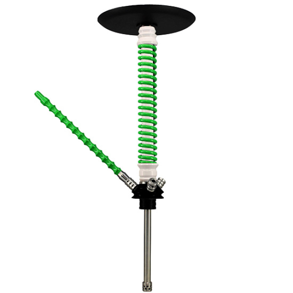 Кальян Mamay Custom V3 №12 Coilovers Белый-Салат  в Якутске