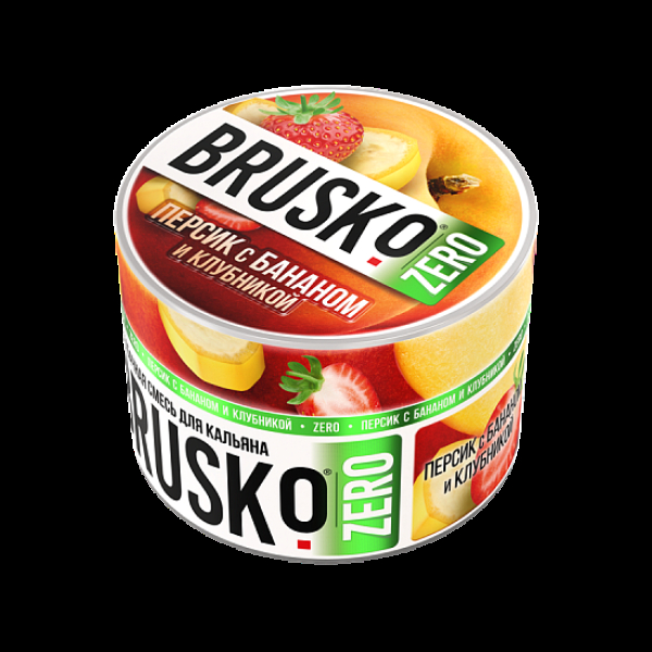 Смесь Brusko Персик С Бананом И Клубникой (Zero)  50 гр в Якутске
