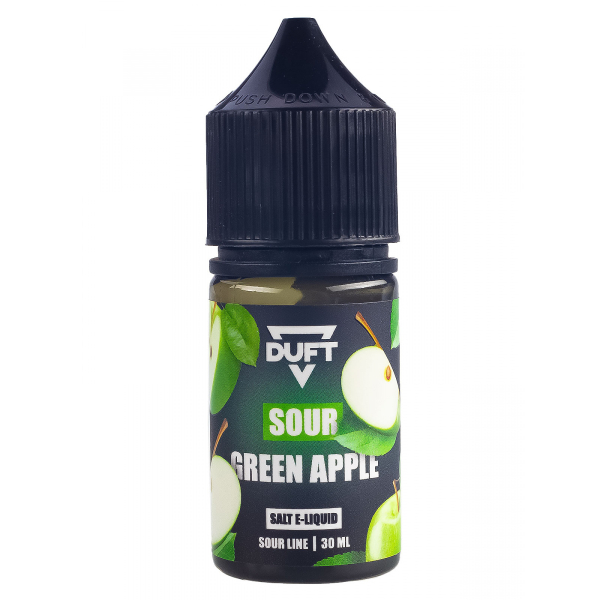 Жидкость Duft Sour Line Salt 20 Green Apple 30 Мл в Якутске