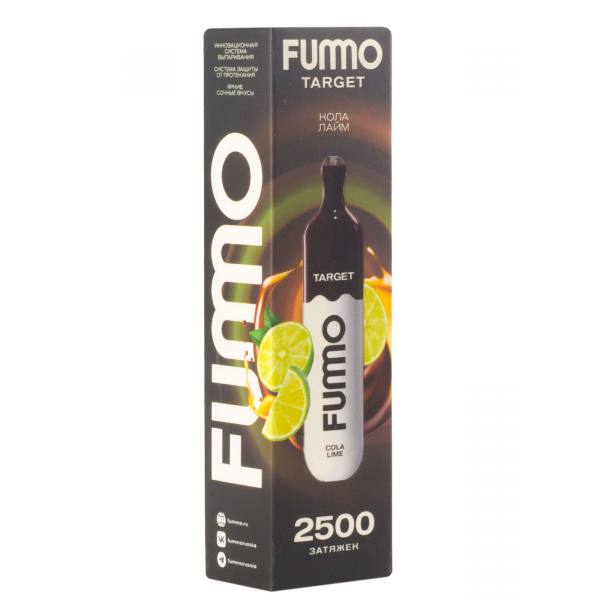 Fummo Target Кола Лайм (2500 Затяжек) в Якутске