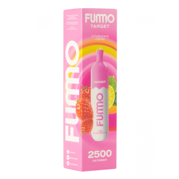 Fummo Target Клубника Лайм (2500 Затяжек) в Якутске