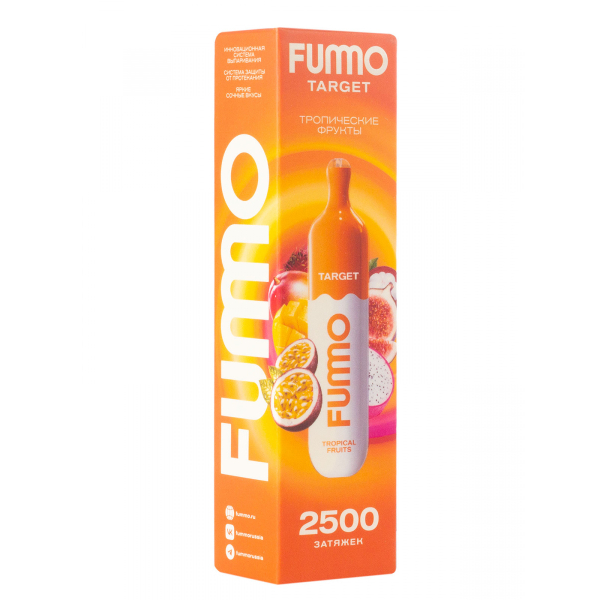 Fummo Target Тропические Фрукты (2500 Затяжек) в Якутске