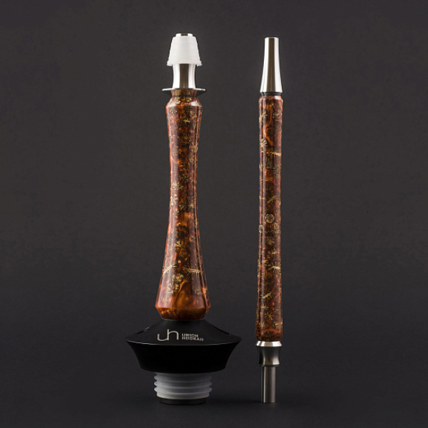 Кальян Union Hookah Sleek Акрил С Шишками Янтарь  в Якутске