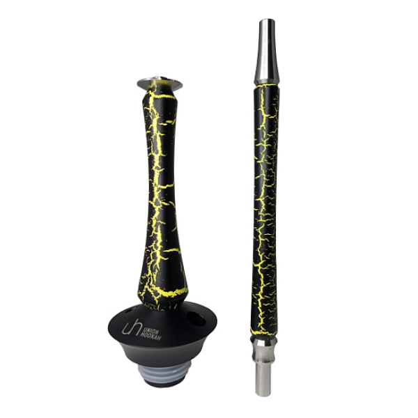 Кальян Union Hookah Sleek Кракле Желтый  в Якутске