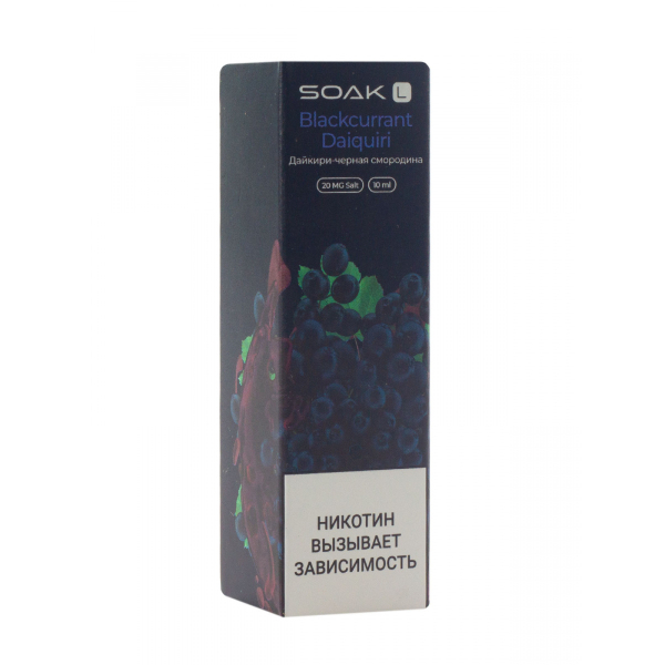 Жидкость Soak Blackcurrant Daiquiri 10 Мл 2 Мг в Якутске