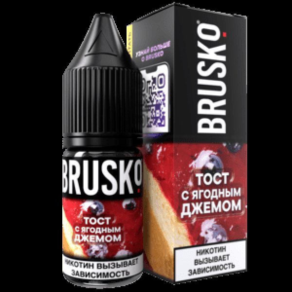 Жидкость Brusko Salt Тост С Ягодным Джемом 10 Мл 2 Мг в Якутске