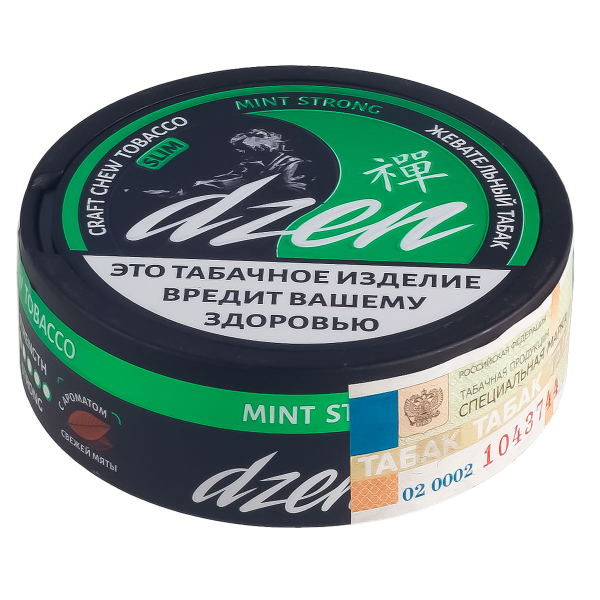 Жевательный табак Dzen Strong Slim Mint 9 грамм в Якутске