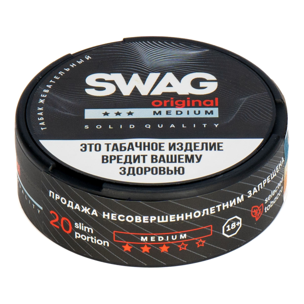 Жевательный табак Swag Medium Original 10 грамм в Якутске