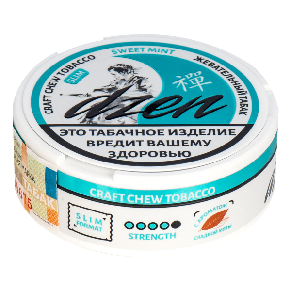 Жевательный табак Dzen Slim Sweet Mint 9 грамм в Якутске