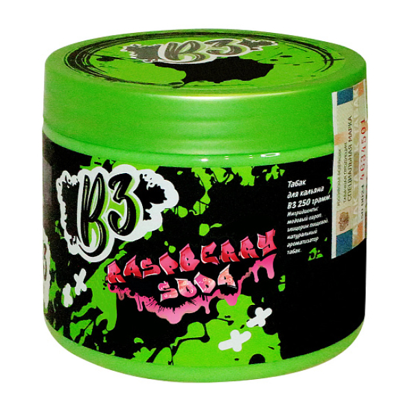 Табак B3 Raspberry Soda  250 грамм в Якутске