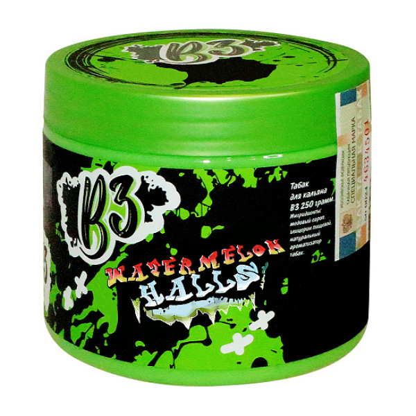Табак B3 Watermelon Halls  250 грамм в Якутске