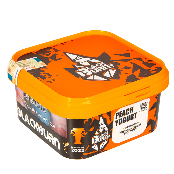Табак Burn Black Peach Yogurt  200 грамм в Якутске