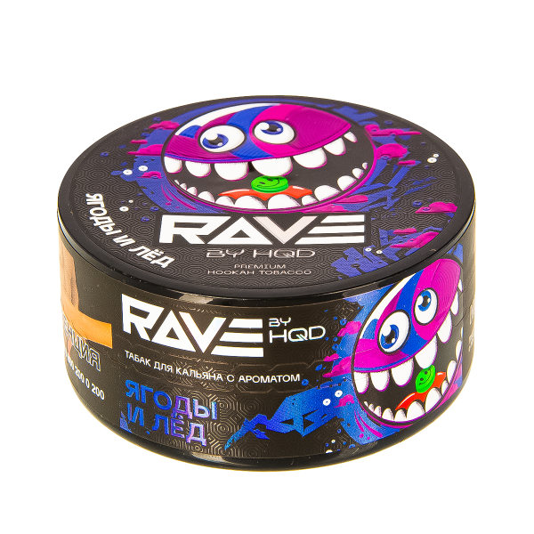 Табак Rave By Hqd Ягоды И Лед  25 грамм в Якутске