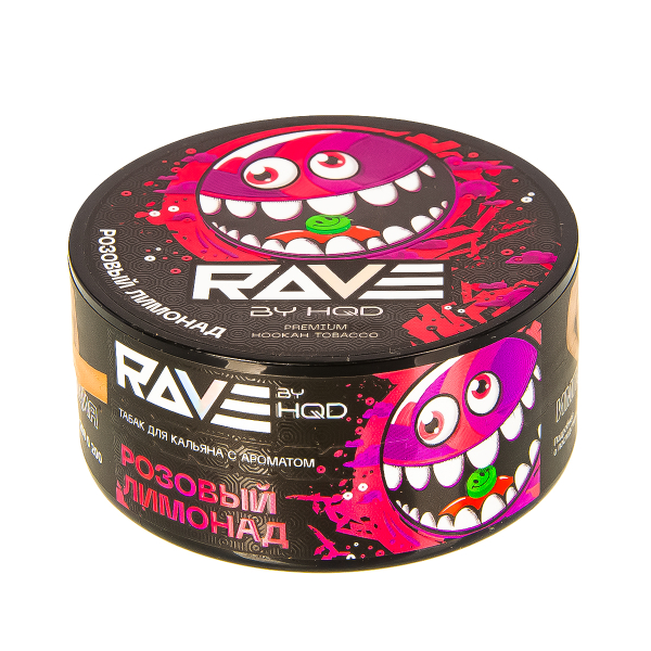 Табак Rave By Hqd Розовый Лимонад  25 грамм в Якутске
