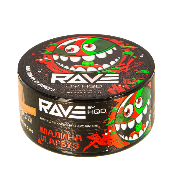 Табак Rave By Hqd Малина И Арбуз  25 грамм в Якутске