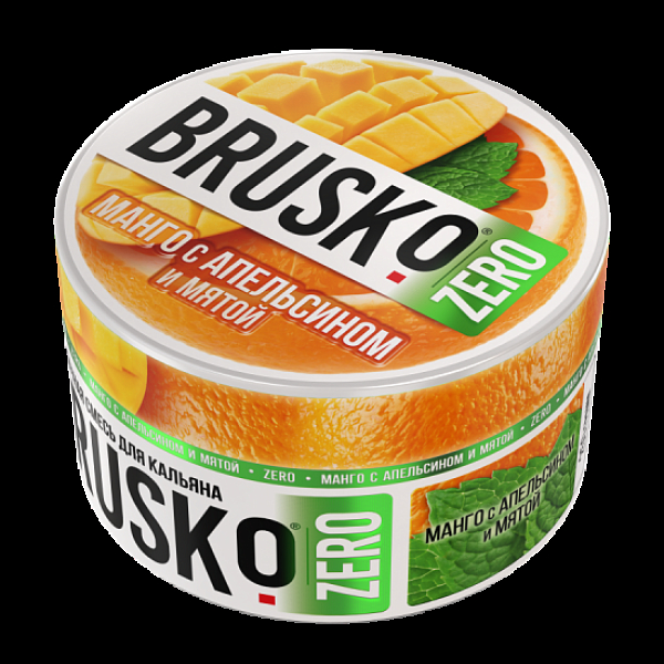 Смесь Brusko Манго С Апельсином И Мятой (Zero)  250 гр в Якутске