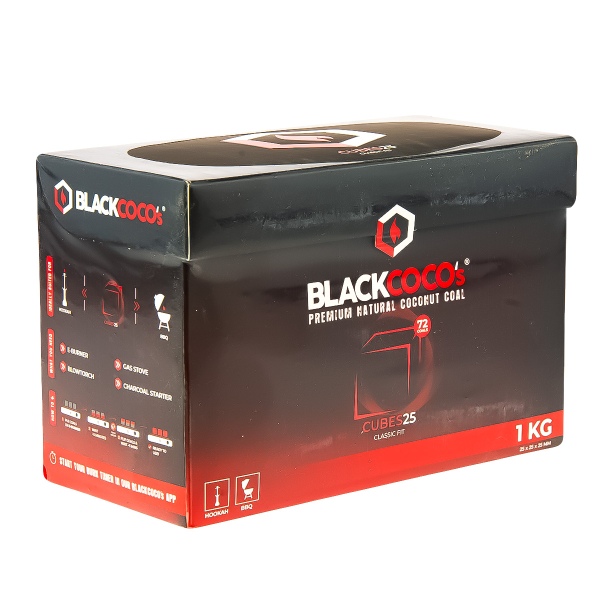 Уголь Blackcoco’s Кокосовый 72 Шт (25 Мм) в Якутске