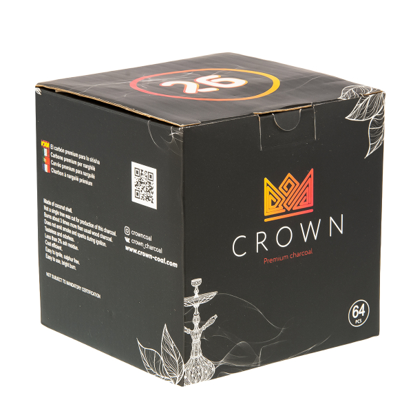 Уголь Crown Кокосовый 64 Шт (26 Мм) в Якутске