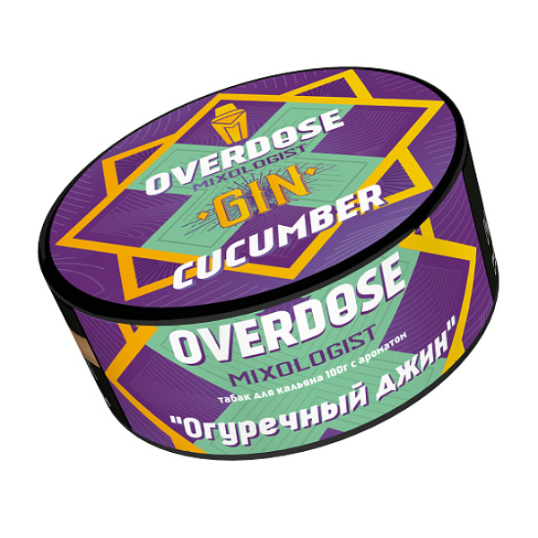Табак Overdose Gin Cucumber  100 грамм в Якутске