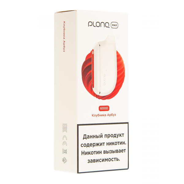 Plonq Max Клубника Арбуз (6000 Затяжек) 20 Мг в Якутске