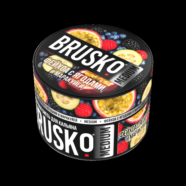 Смесь Brusko Medium Фейхоа С Ягодами И Маракуйей  50 гр в Якутске