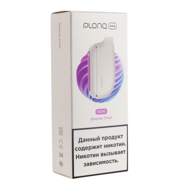 Plonq Max Свежая Мята (6000 Затяжек) 20 Мг в Якутске